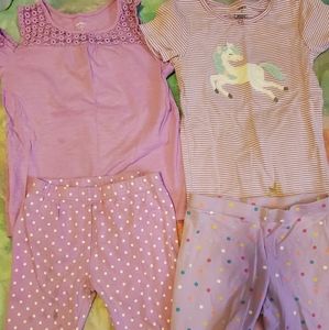 Carters Kids bundle set of 2 summer outfits size 2